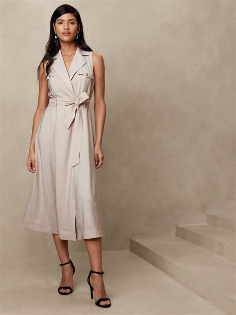 MAXI DRESS IN COTTON TWILL 